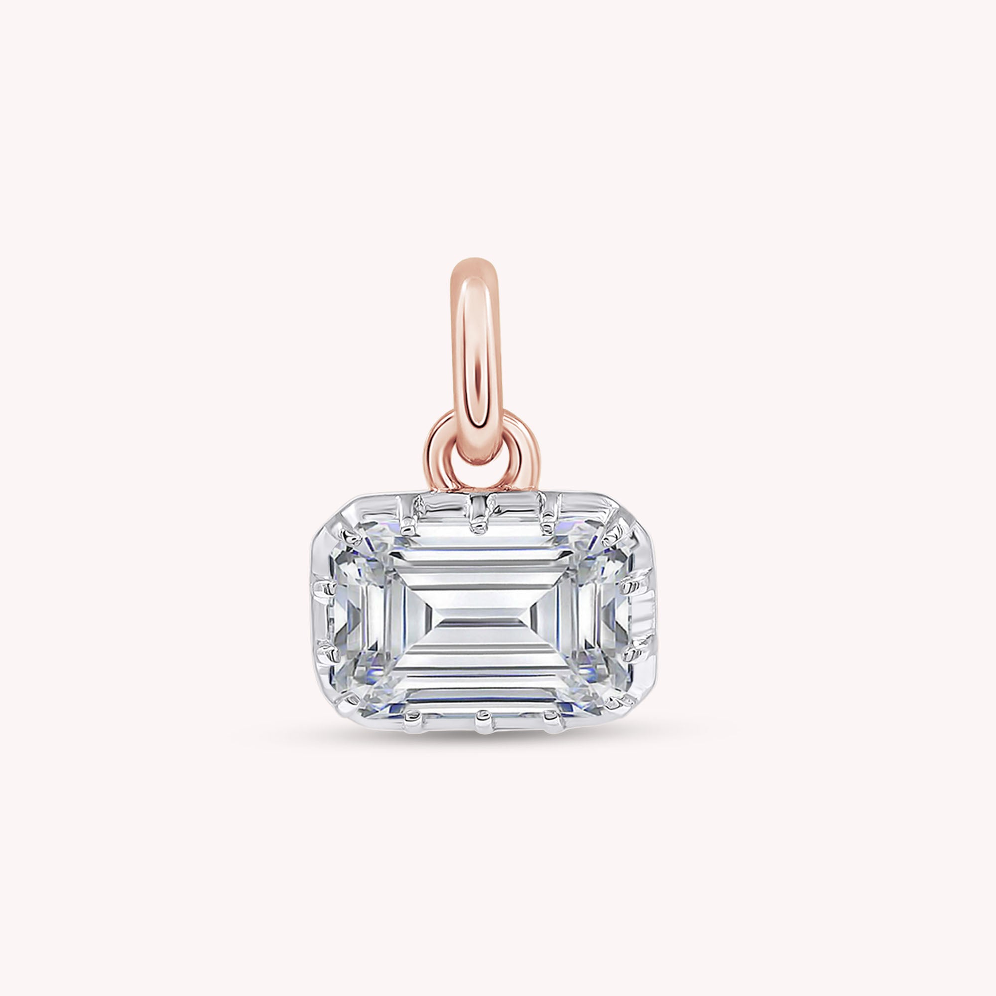Celestia Emerald Cut Lab Grown Diamond Pendant
