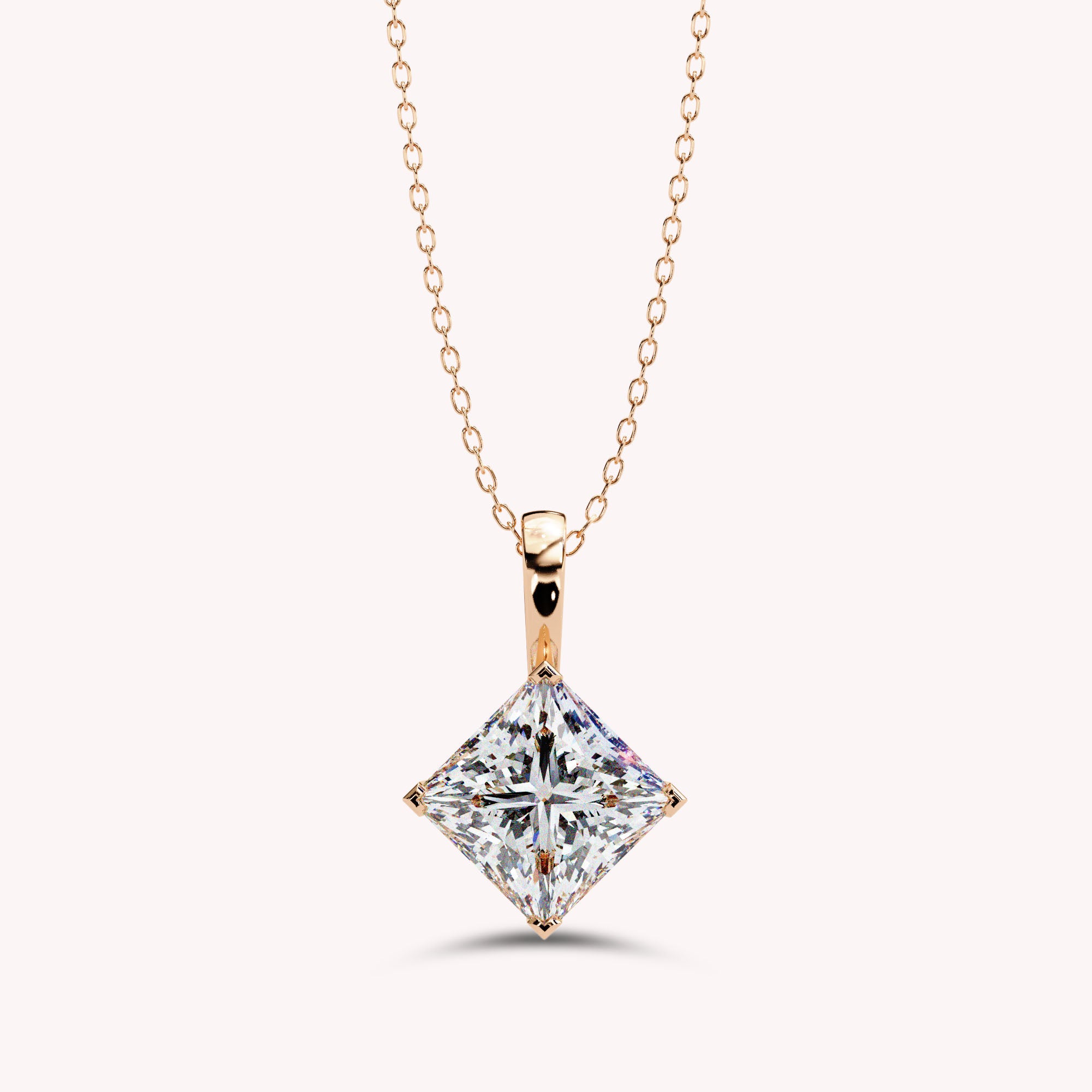 Celestia Pear Shape Lab Grown Diamond Solitaire Pendant Necklace