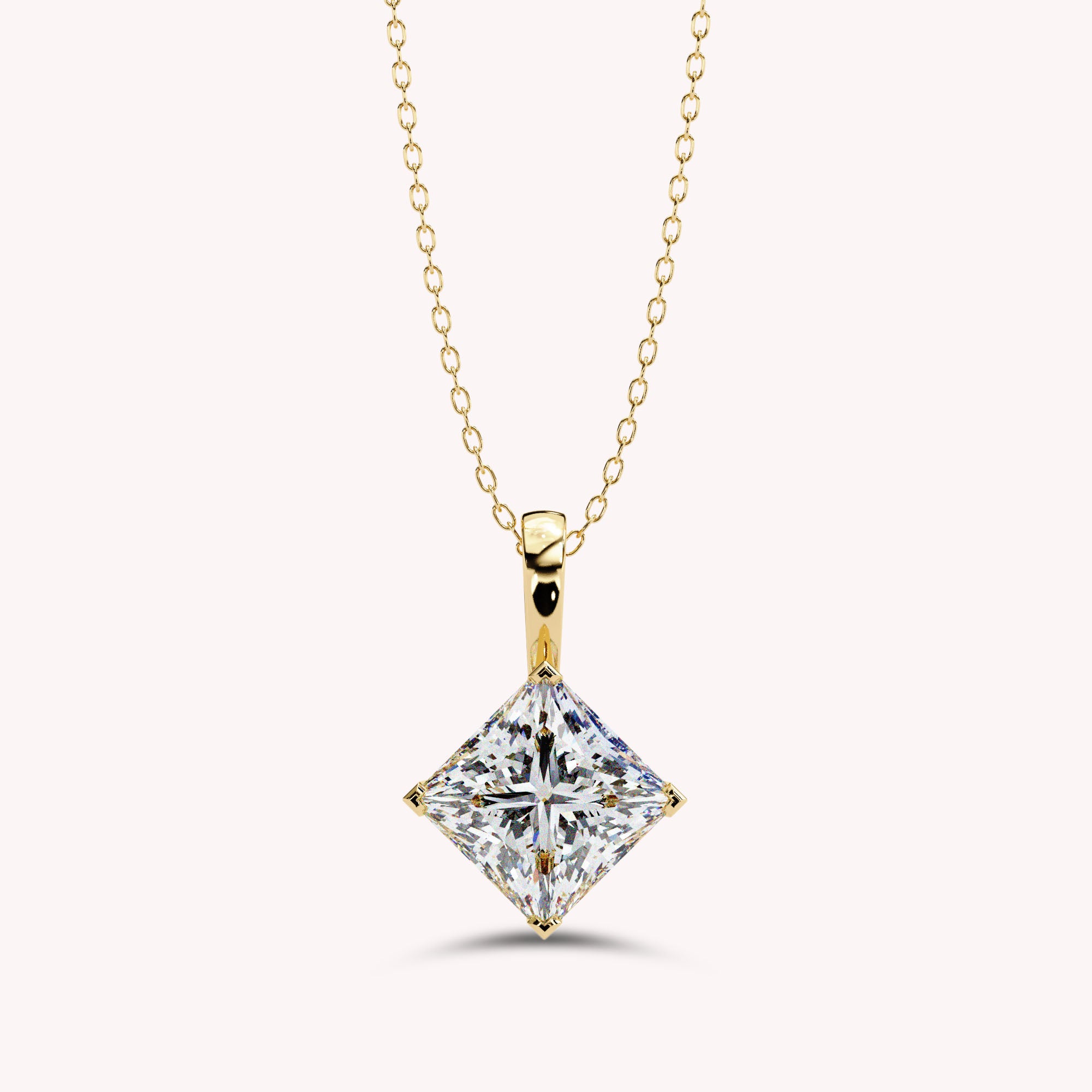 Celestia Pear Shape Lab Grown Diamond Solitaire Pendant Necklace