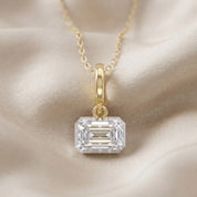 Celestia Emerald Cut Lab Grown Diamond Pendant