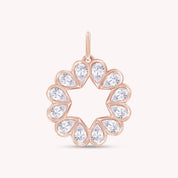 Heart Dainty Moissanite Charm Pendant
