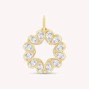 Heart Dainty Moissanite Charm Pendant