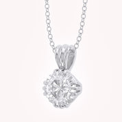 Trinity Lab Grown Diamond Solitaire Pendant Necklace for Women