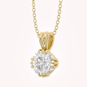 Trinity Lab Grown Diamond Solitaire Pendant Necklace for Women