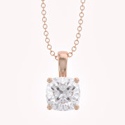 Celestia Cushion Cut Lab Grown Diamond Pendant Necklace