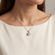 Celestia Cushion Cut Lab Grown Diamond Pendant Necklace
