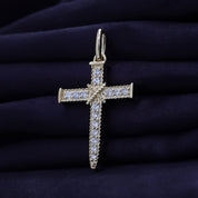 Black & White Natural Diamond Jesus Christ Reversable Pendant
