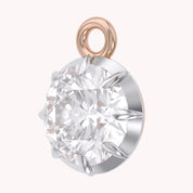 1 Cttw Round Cut Lab Grown Diamond Solitaire Pendant Necklace