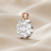 1 Cttw Round Cut Lab Grown Diamond Solitaire Pendant Necklace