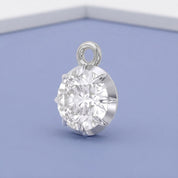 1 Cttw Round Cut Lab Grown Diamond Solitaire Pendant Necklace