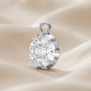 1 Cttw Round Cut Lab Grown Diamond Solitaire Pendant Necklace