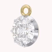 1 Cttw Round Cut Lab Grown Diamond Solitaire Pendant Necklace