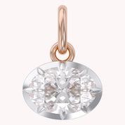 1.00 Carat Oval Shape Lab Grown Diamond Solitaire Pendant