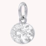 1.00 Carat Oval Shape Lab Grown Diamond Solitaire Pendant