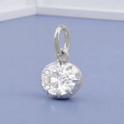 1.00 Carat Oval Shape Lab Grown Diamond Solitaire Pendant