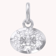 1.00 Carat Oval Shape Lab Grown Diamond Solitaire Pendant