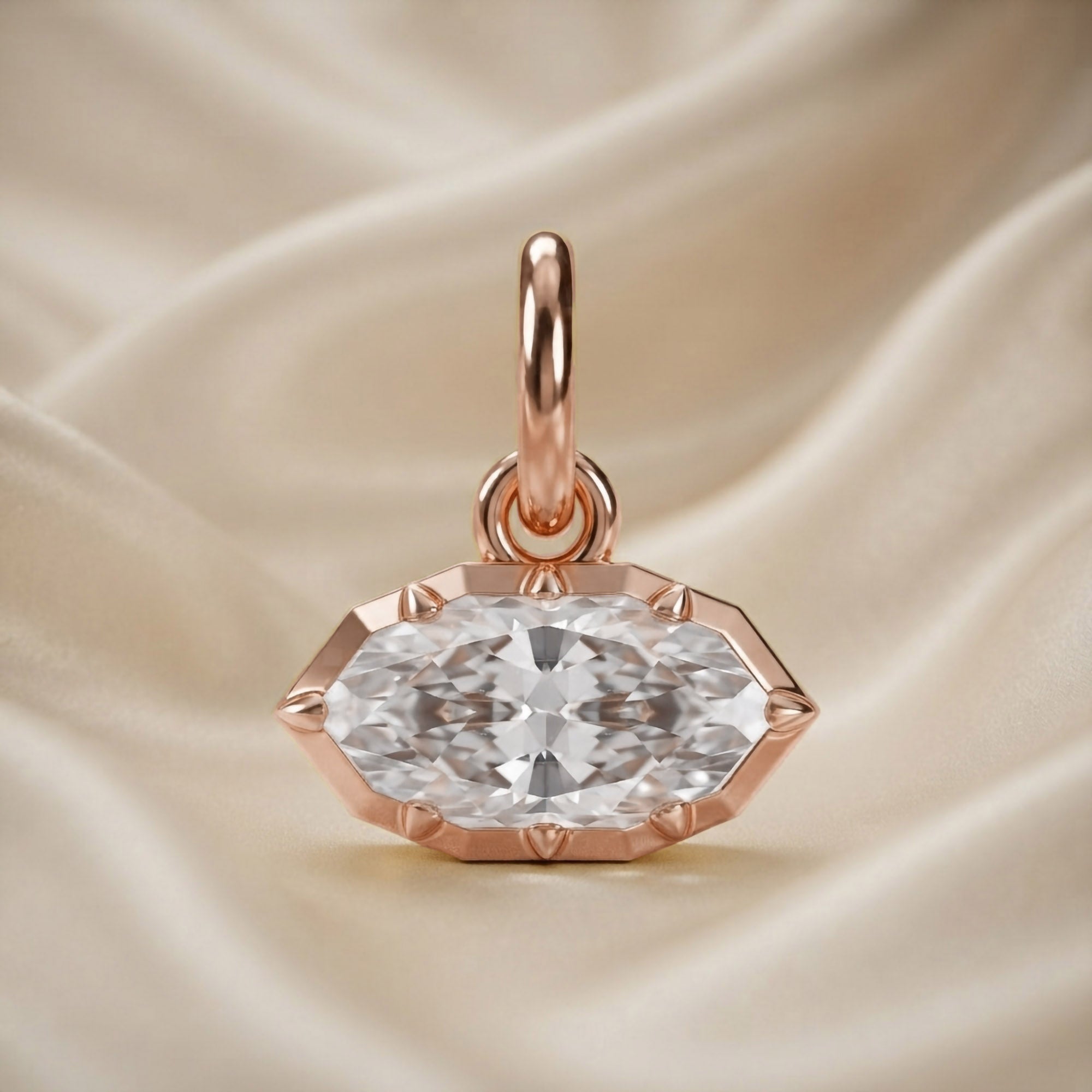Multi Shape Lab Grown Diamond Solitaire Pendant