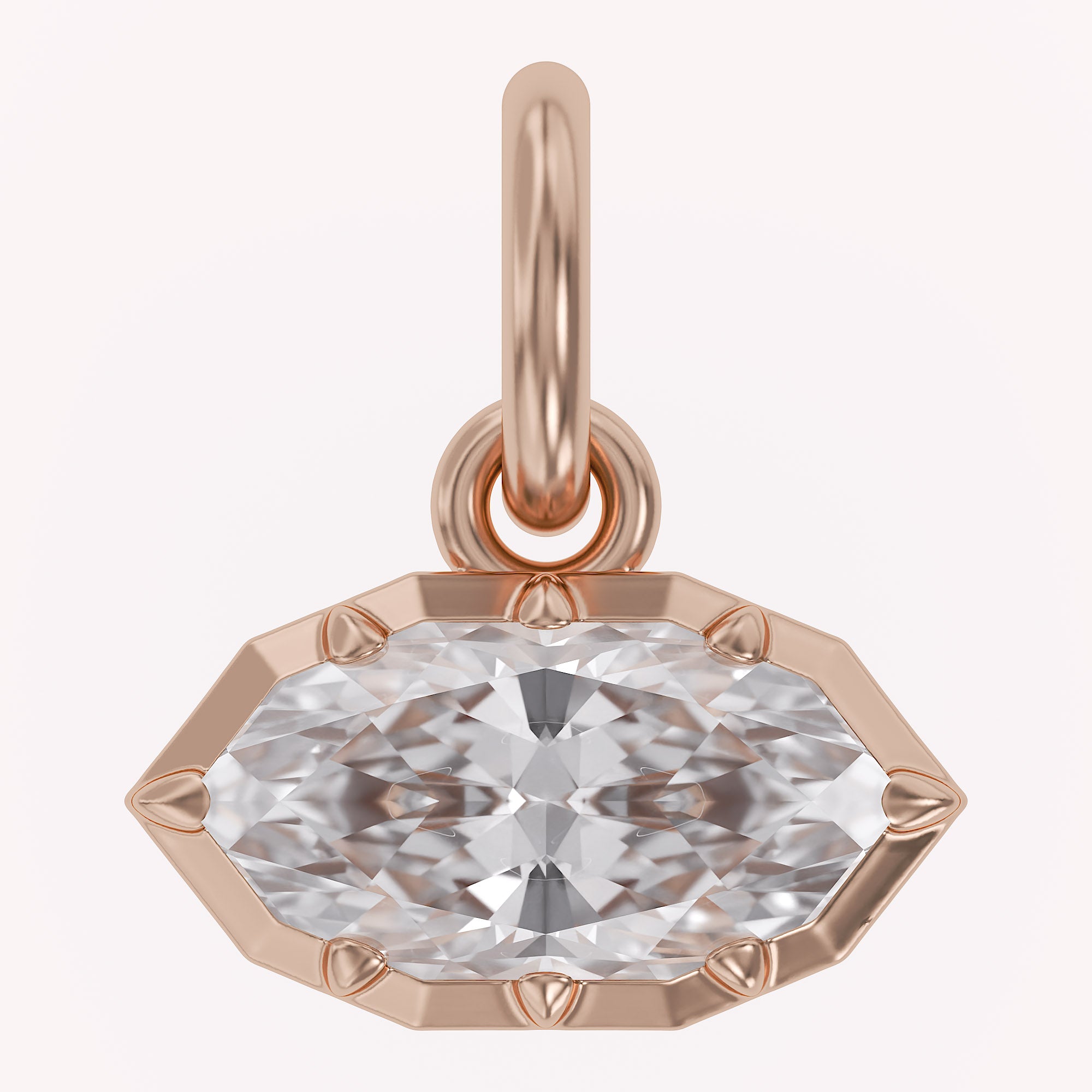Multi Shape Lab Grown Diamond Solitaire Pendant