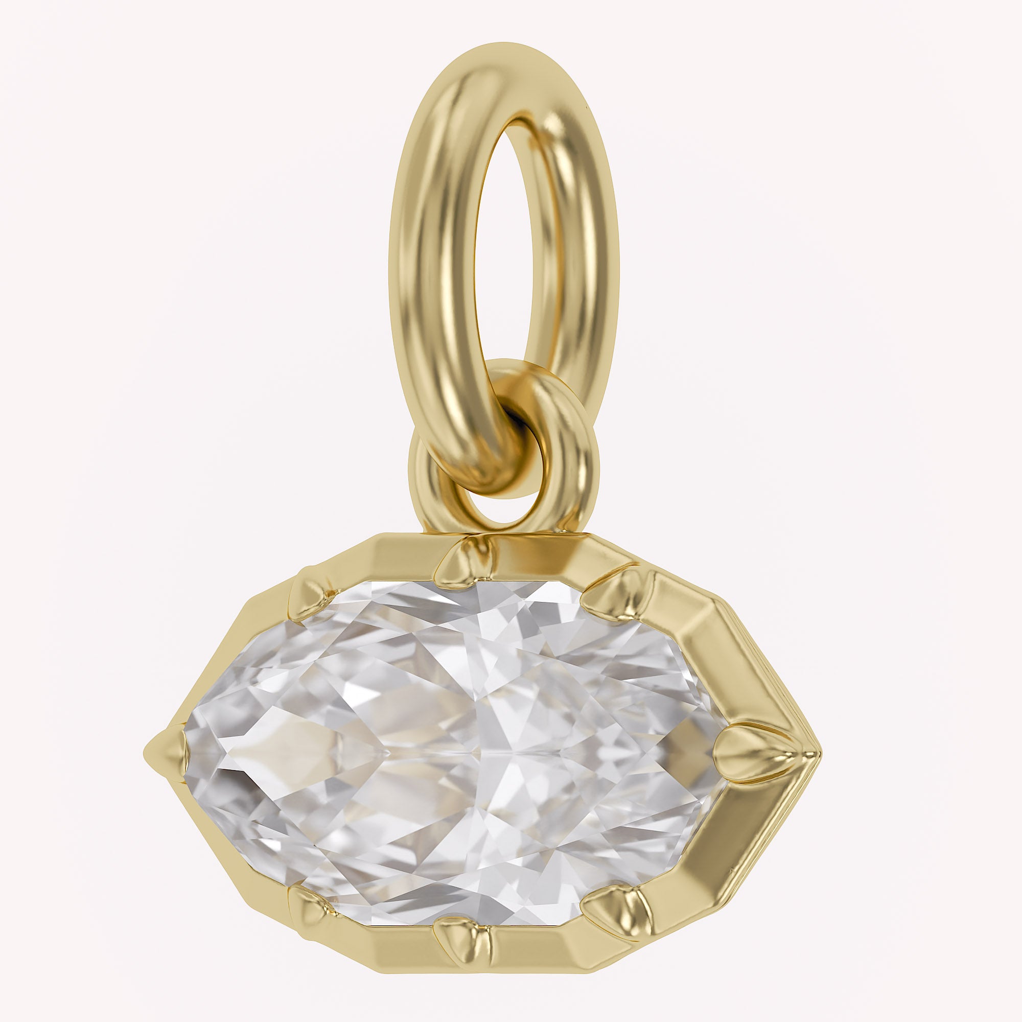 Multi Shape Lab Grown Diamond Solitaire Pendant