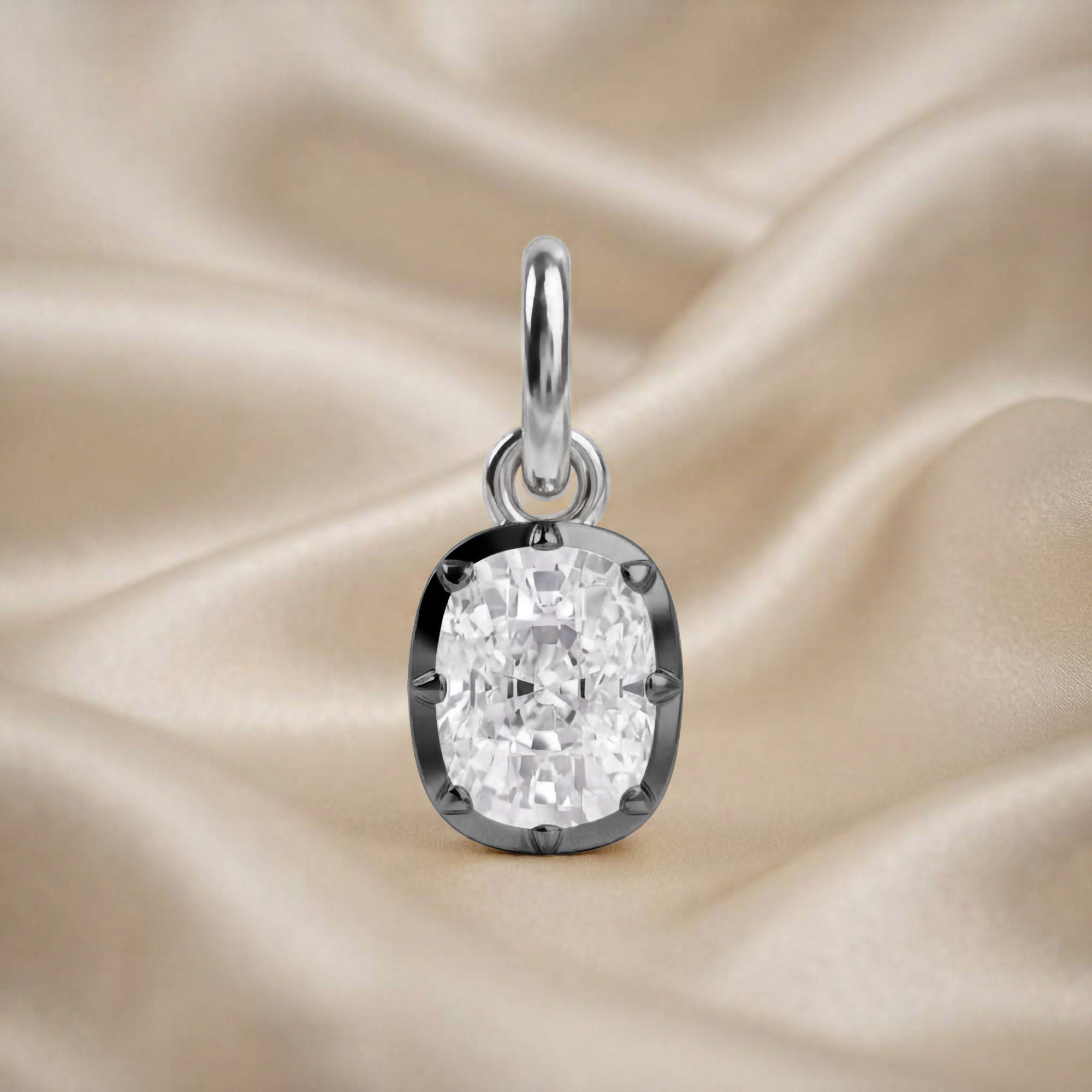 Cushion-Cut Solitaire Pendant | Lab-Grown Diamond