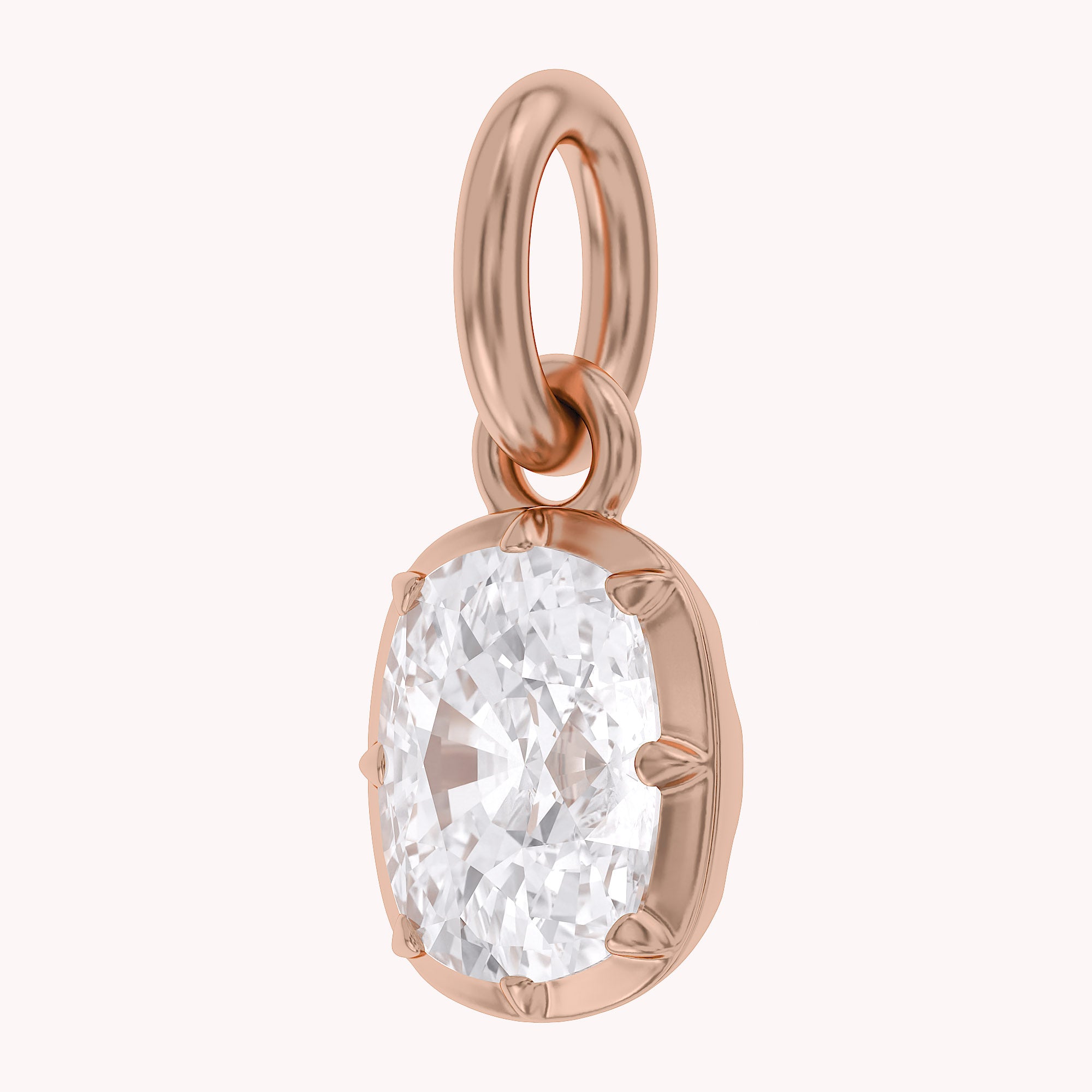 Cushion-Cut Solitaire Pendant | Lab-Grown Diamond