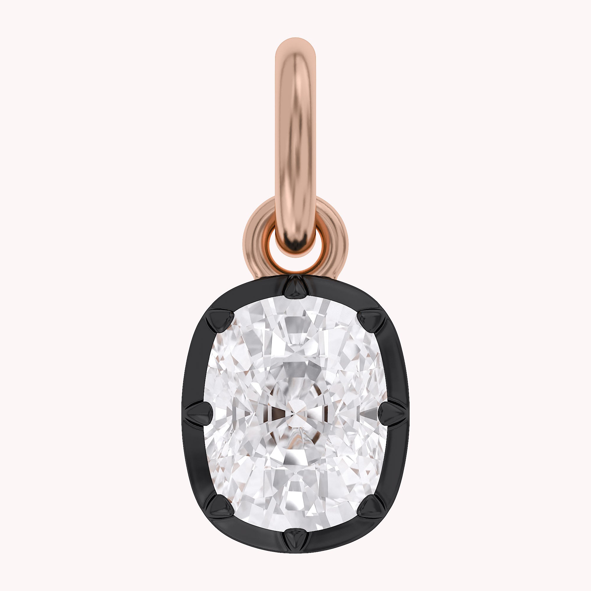Cushion-Cut Solitaire Pendant | Lab-Grown Diamond