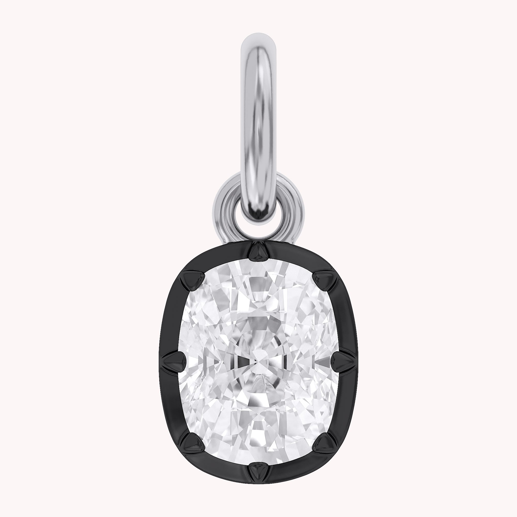 Cushion-Cut Solitaire Pendant | Lab-Grown Diamond