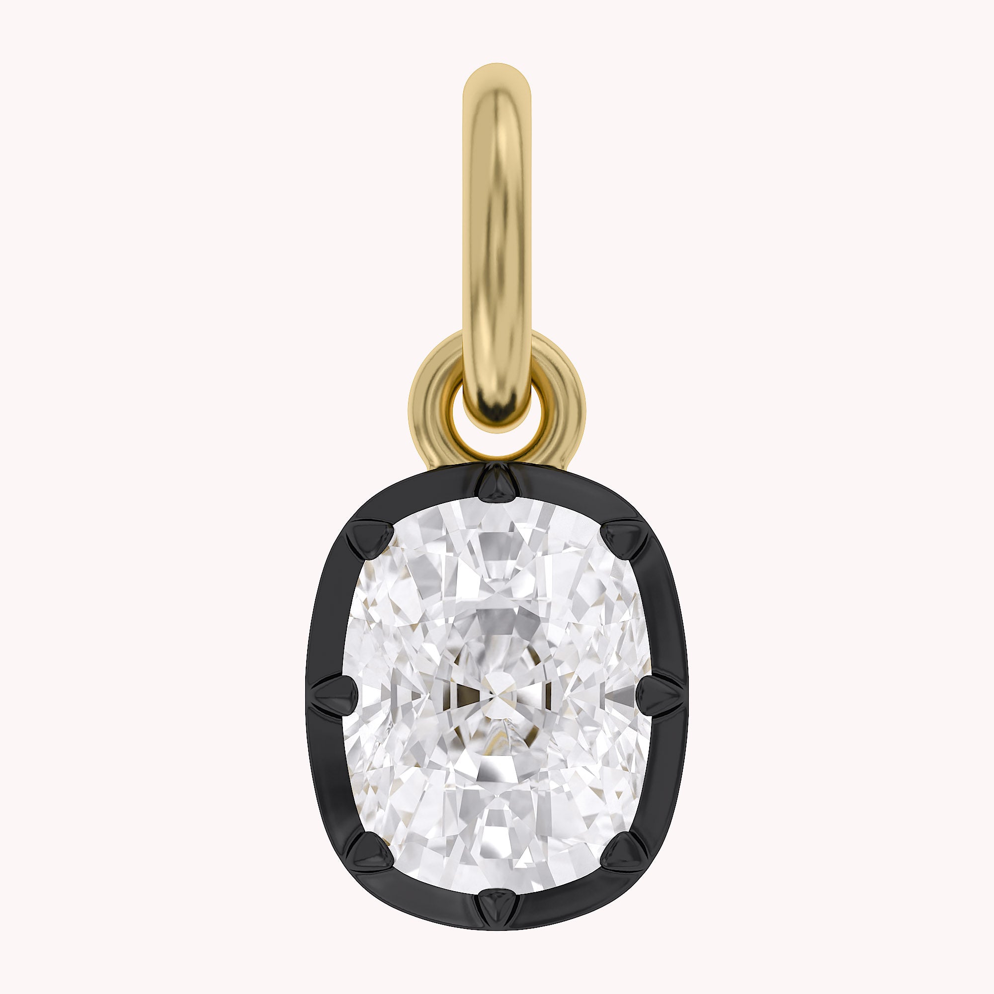 Cushion-Cut Solitaire Pendant | Lab-Grown Diamond