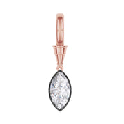 Solitaire Charm Pendant Multi Shape 3.00 Carat Lab Created Moissanite