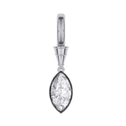 Solitaire Charm Pendant Multi Shape 3.00 Carat Lab Created Moissanite