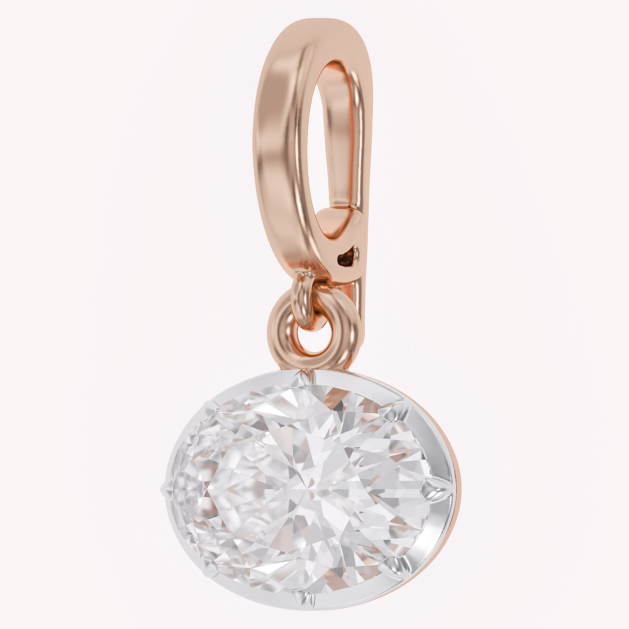 Multi Shape Lab Grown Diamond Solitaire Pendant