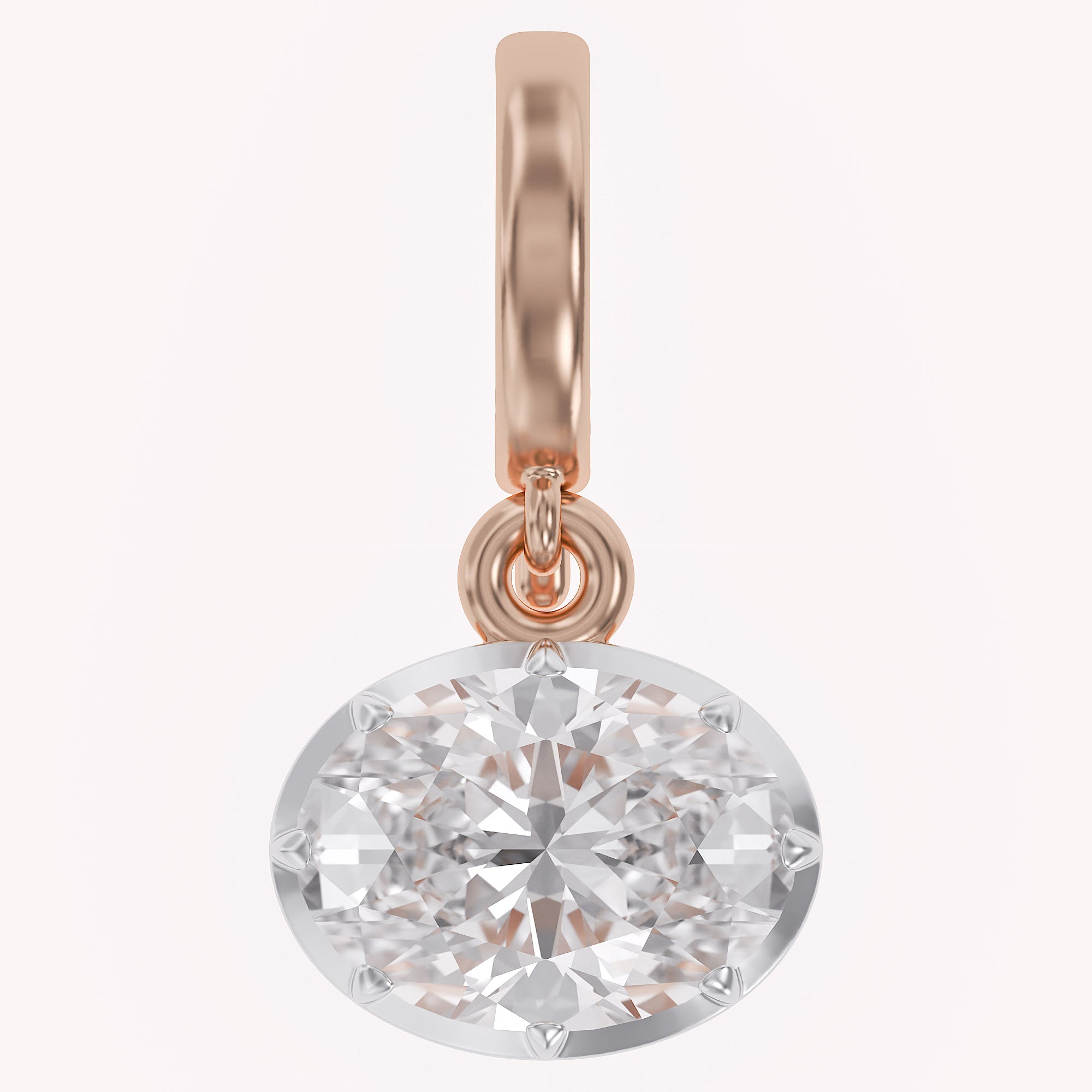 Multi Shape Lab Grown Diamond Solitaire Pendant