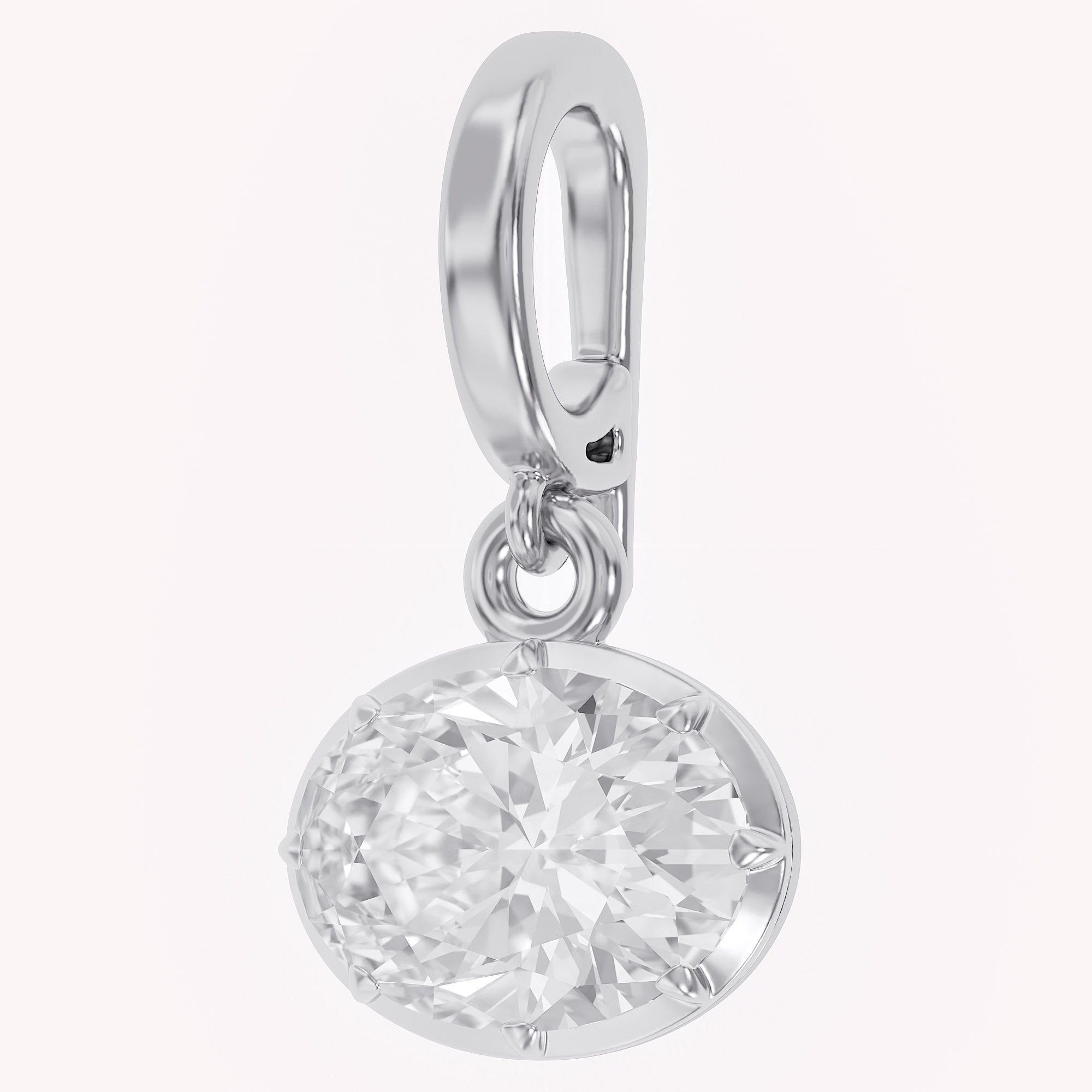Multi Shape Lab Grown Diamond Solitaire Pendant