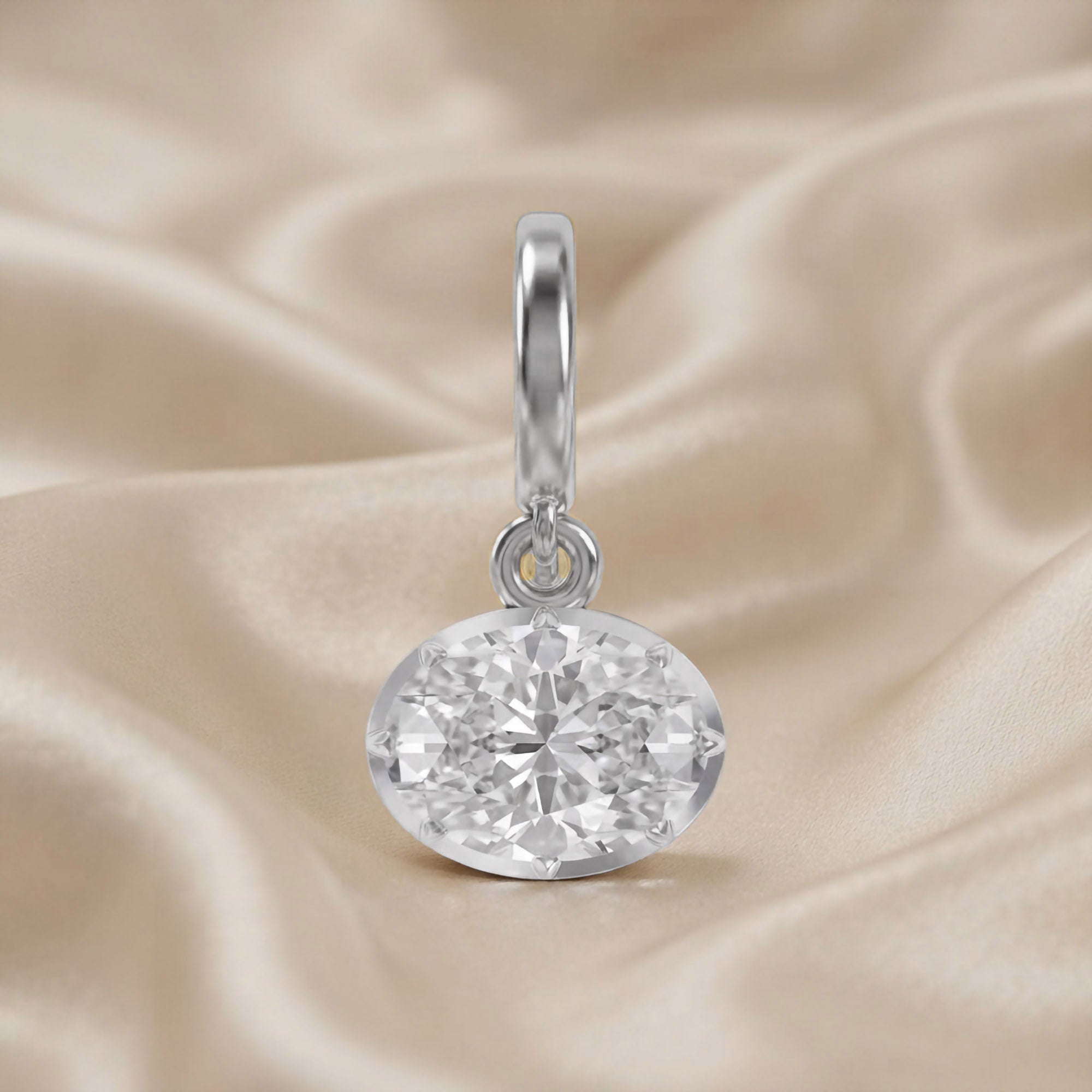 Multi Shape Lab Grown Diamond Solitaire Pendant