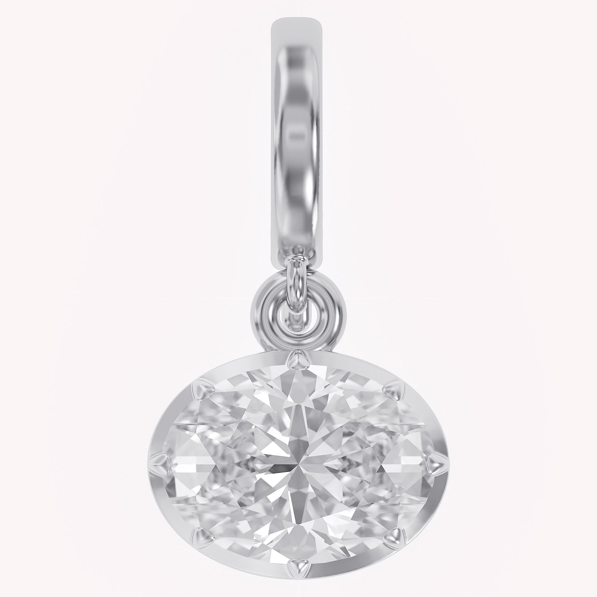 Multi Shape Lab Grown Diamond Solitaire Pendant