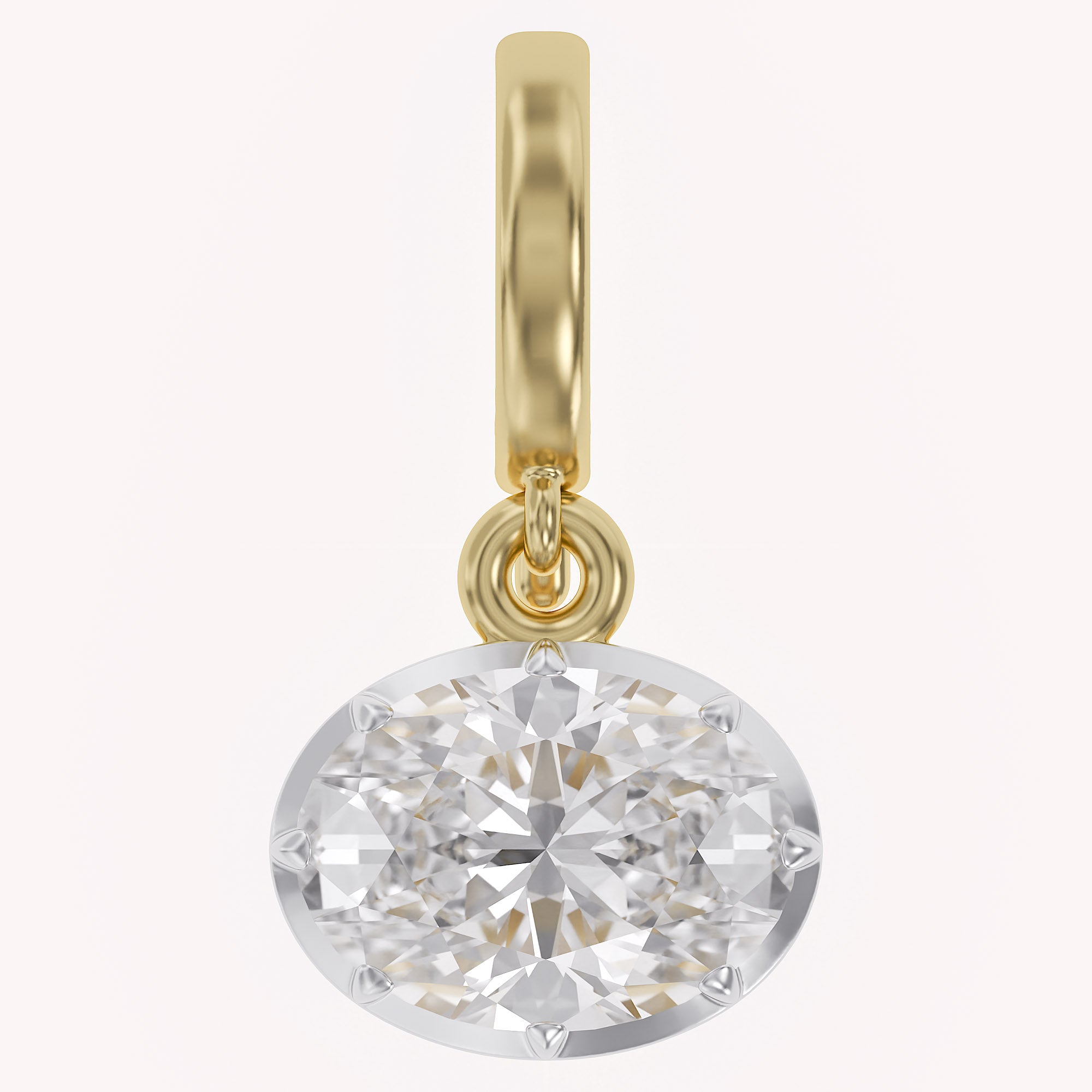 Multi Shape Lab Grown Diamond Solitaire Pendant