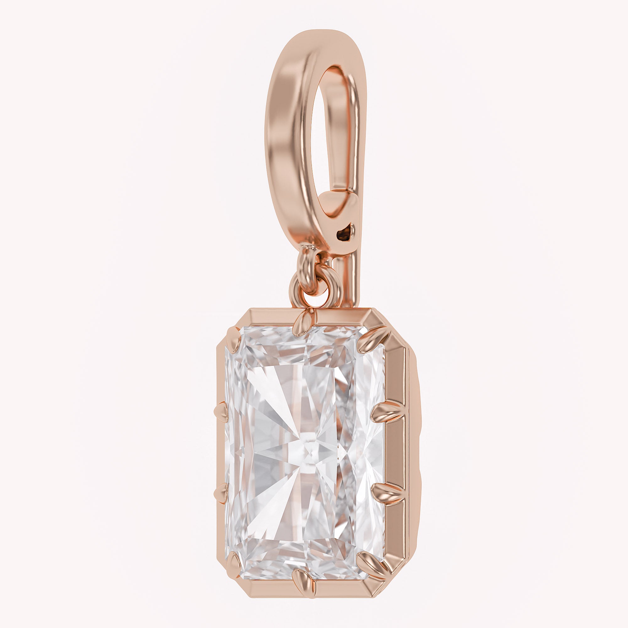 Multi Shape Lab Grown Diamond Solitaire Pendant