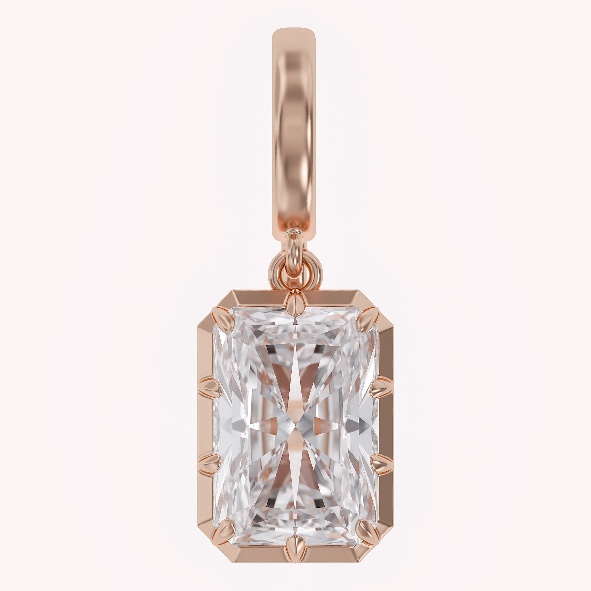 Multi Shape Lab Grown Diamond Solitaire Pendant