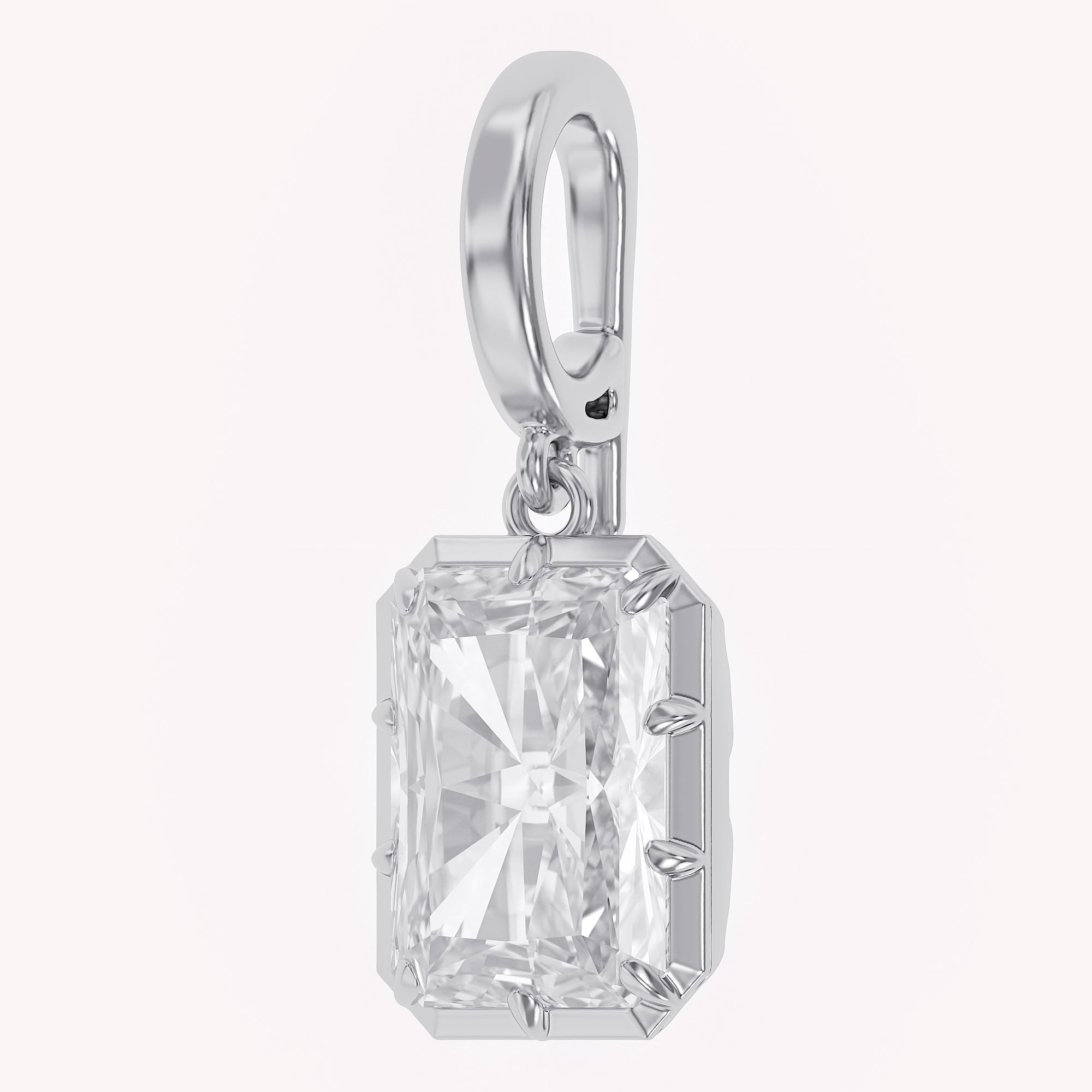 Multi Shape Lab Grown Diamond Solitaire Pendant
