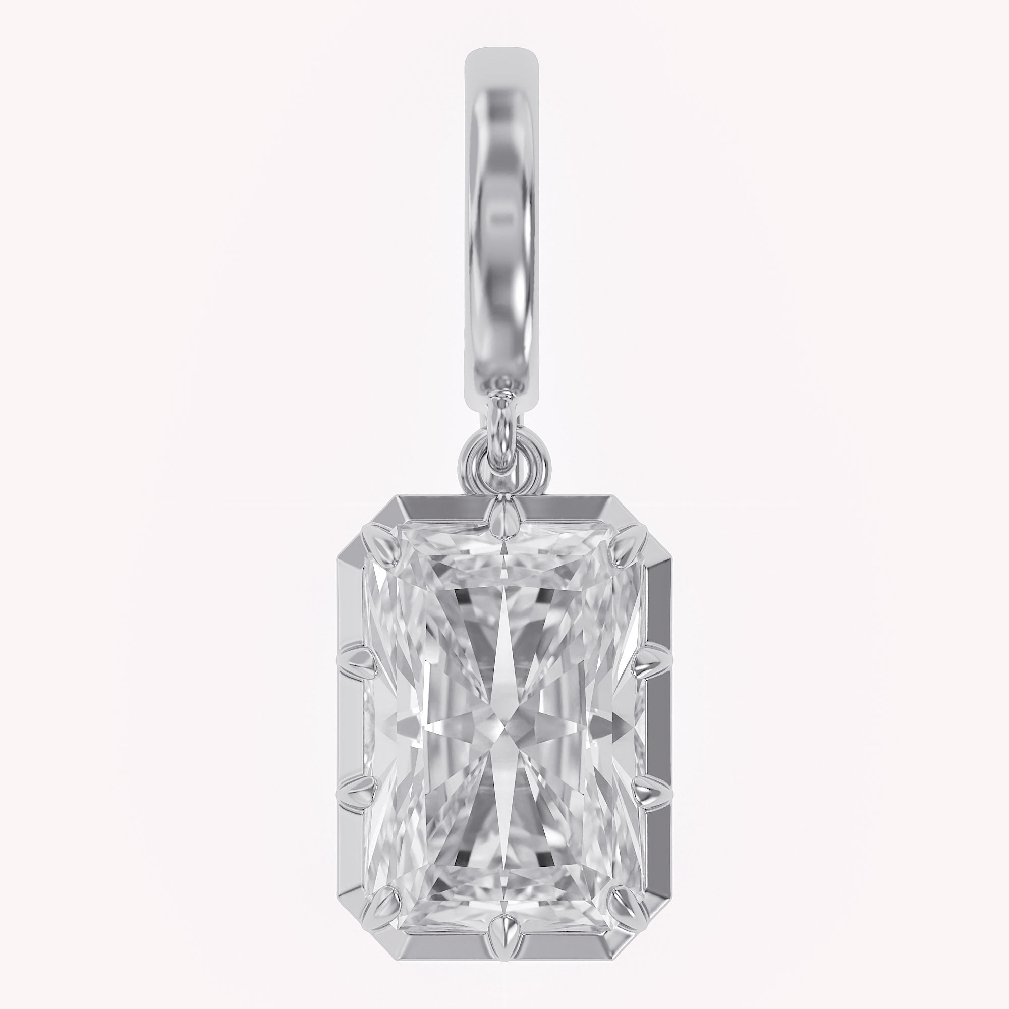 Multi Shape Lab Grown Diamond Solitaire Pendant