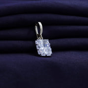 Solitaire Pendant Radiant Cut Lab Grown Diamond