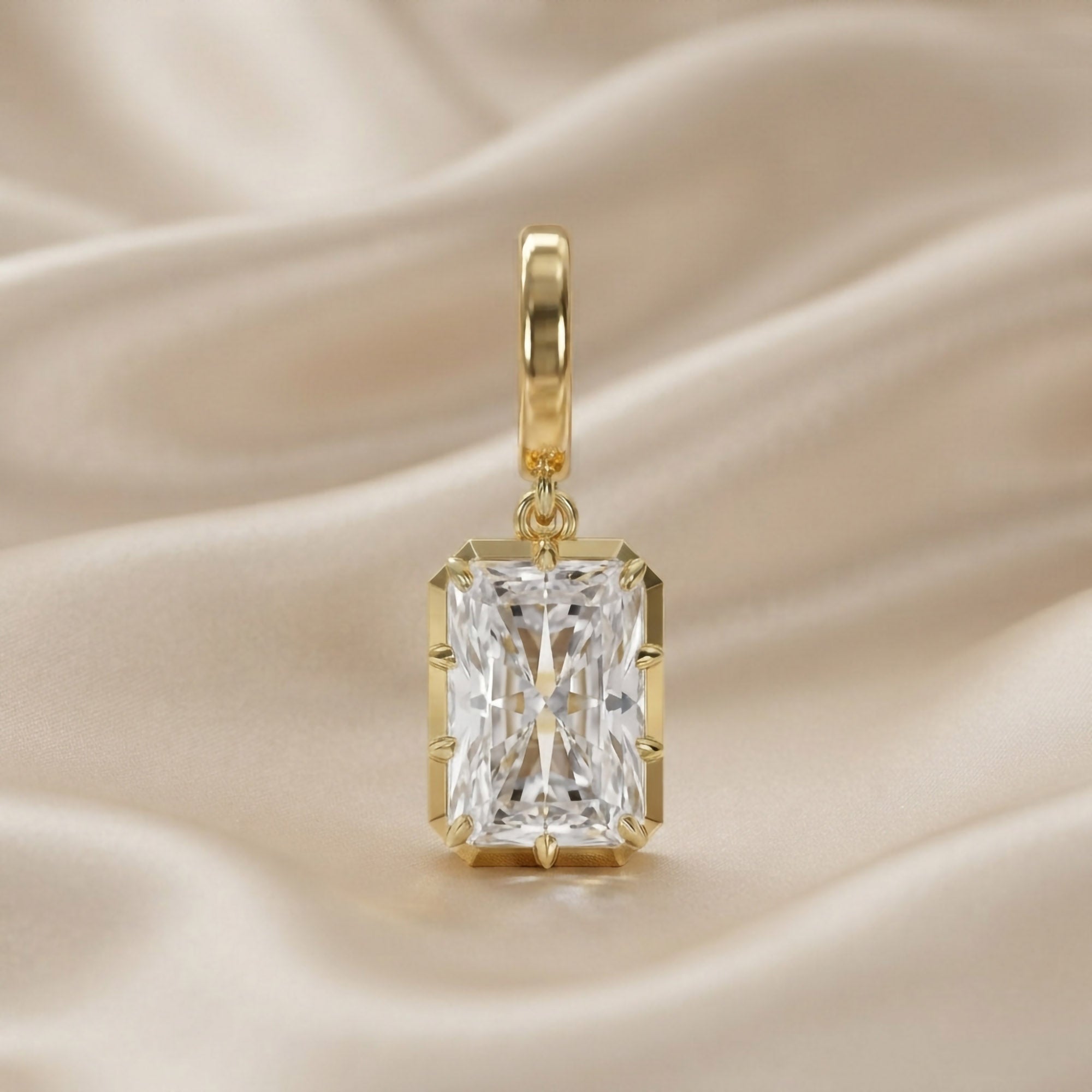 Multi Shape Lab Grown Diamond Solitaire Pendant
