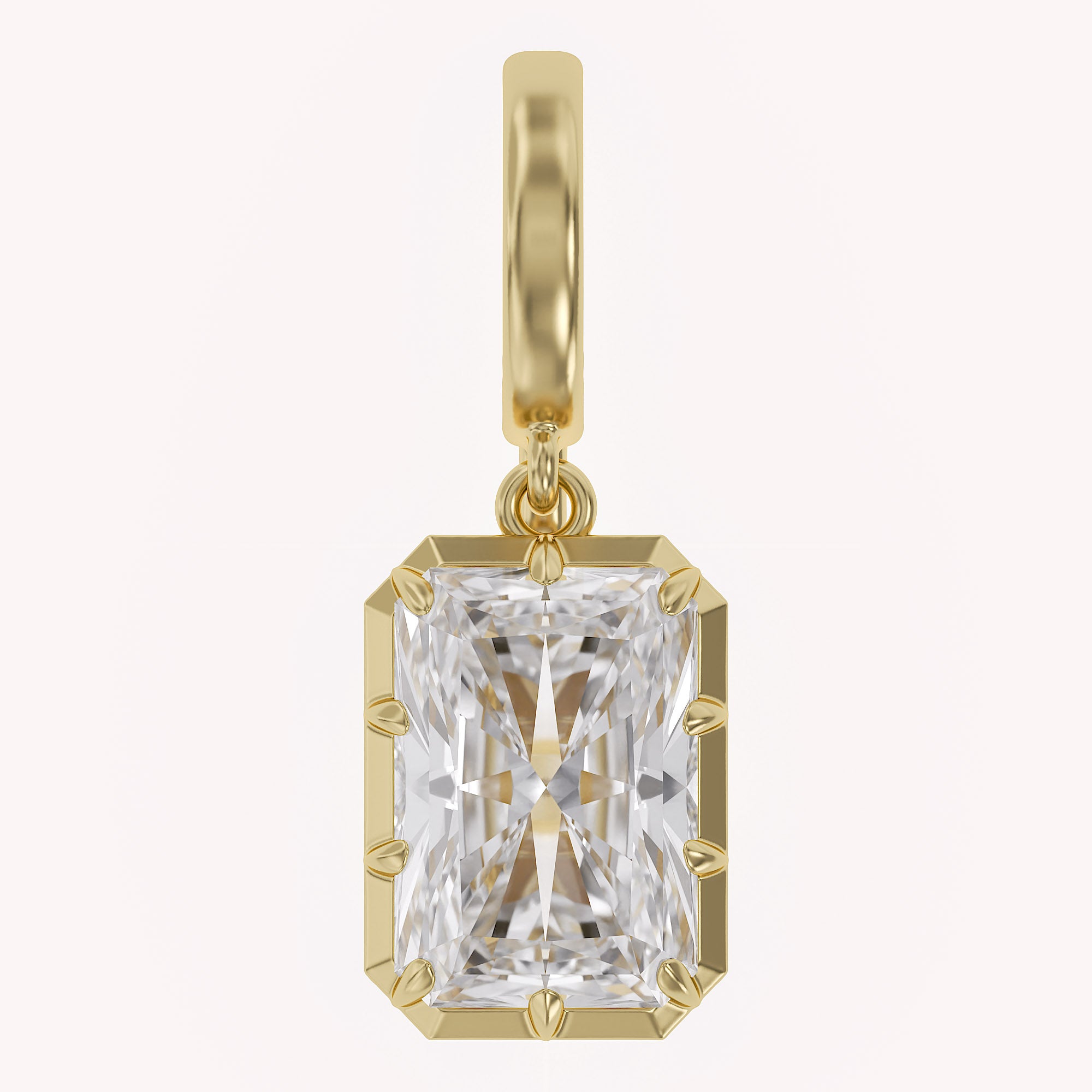 Multi Shape Lab Grown Diamond Solitaire Pendant
