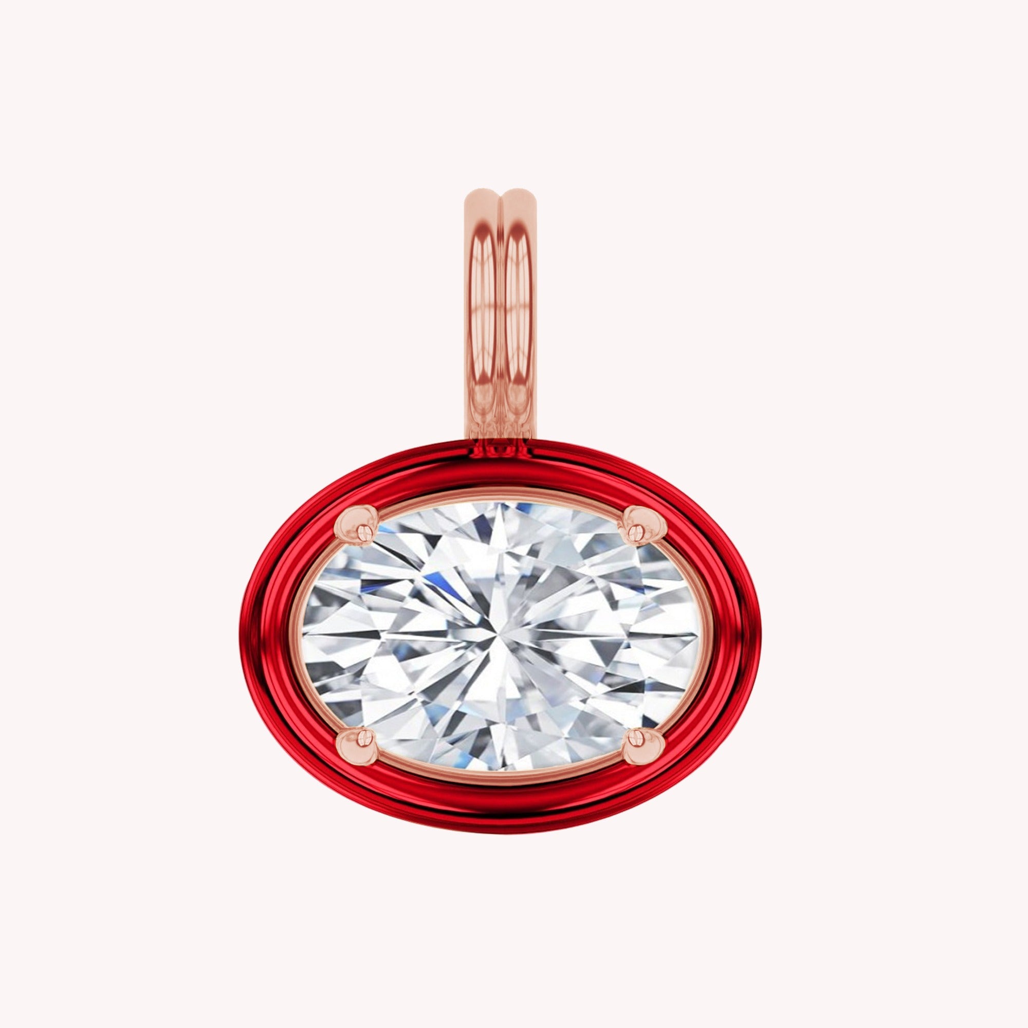 Solitaire Pendant Multi Shape Lab Created Moissanite Diamond
