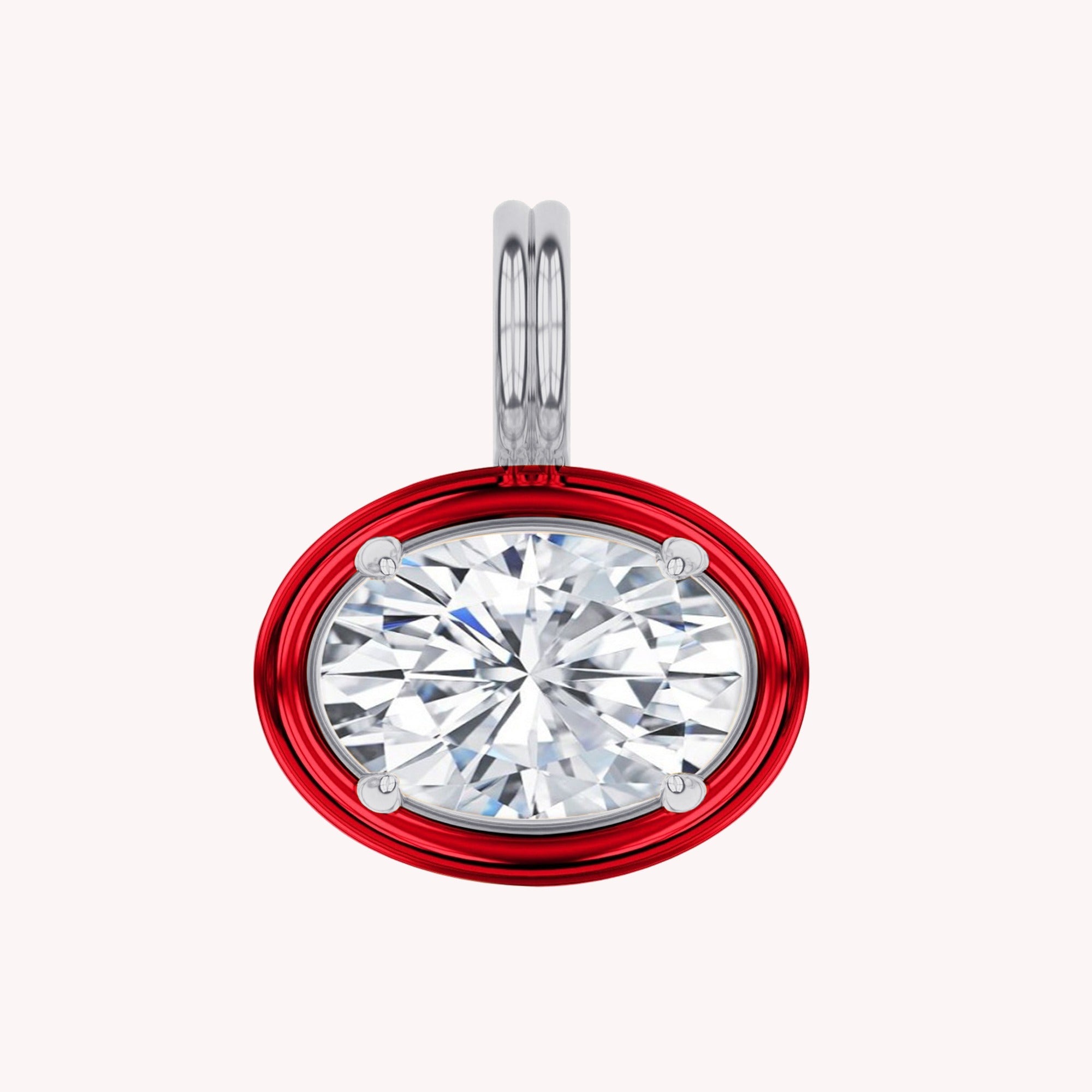 Solitaire Pendant Multi Shape Lab Created Moissanite Diamond