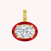 Solitaire Pendant Multi Shape Lab Created Moissanite Diamond