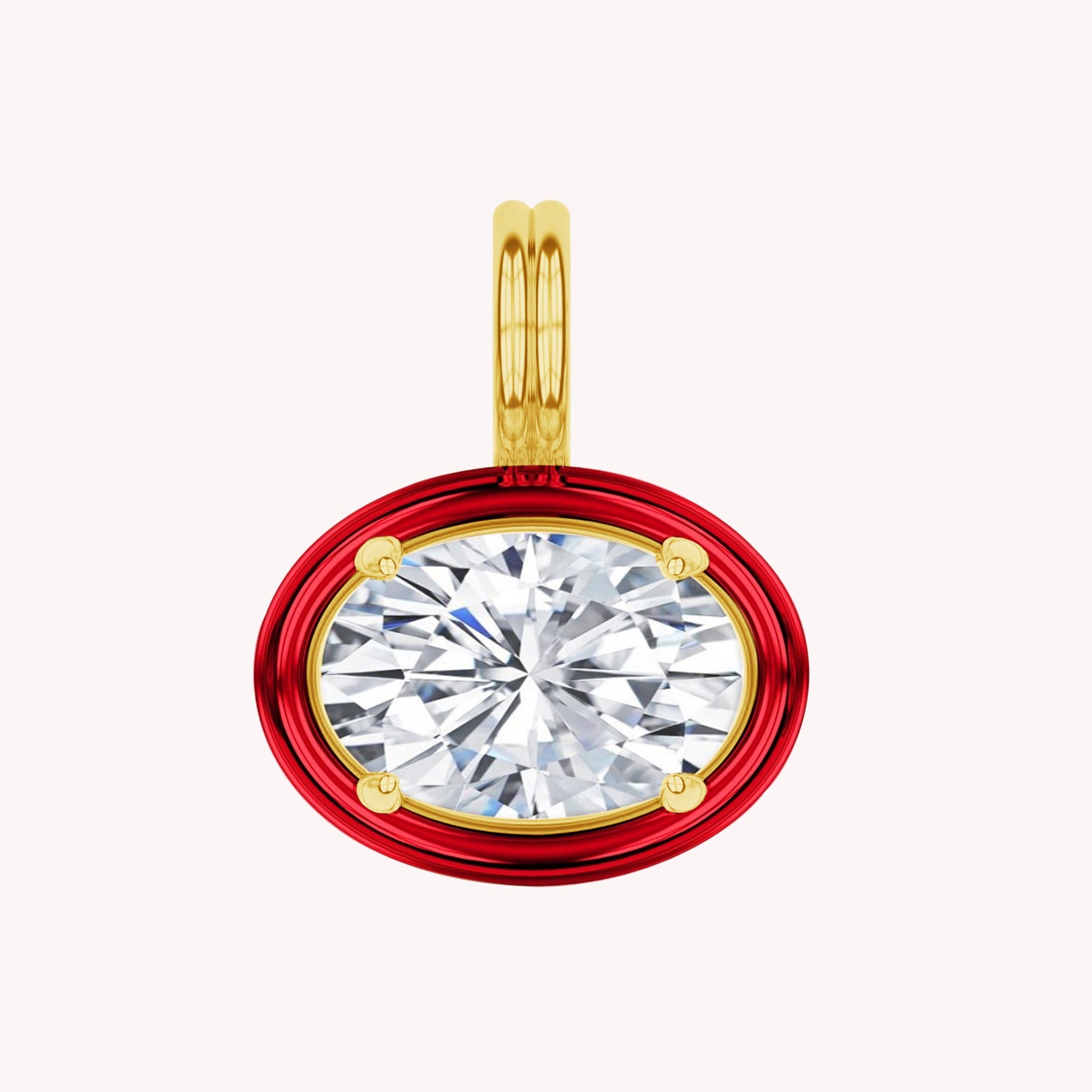 Solitaire Pendant Multi Shape Lab Created Moissanite Diamond