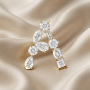 Initial Letter Pendant Multi Shape Lab Grown Diamond