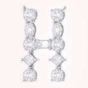 Initial Letter Pendant Multi Shape Lab Grown Diamond