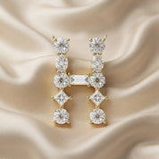 Initial Letter Pendant Multi Shape Lab Grown Diamond